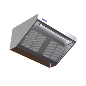 Complete Snack Hood 700 - Powerful Motor and Integrated LED - Dynasteel