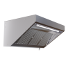 Snack hood 700 Led without motor Dynasteel - Length 1400 mm, Stainless steel AISI304