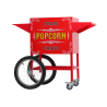 Dynasteel Popcorn Machine Cart - Red: Robust, Practical & Stylish