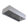 Hotte Cubique 1100 LED Sans Moteur - Longueur 1600 Dynasteel