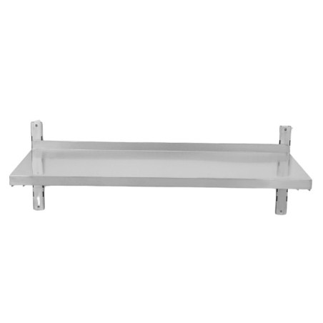 Stainless steel wall shelf - L 1000 x D 400 mm | Dynasteel