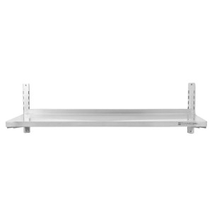 Etagère Murale en Inox sur Crémaillères - L 1200 x P 400 mm - Dynasteel