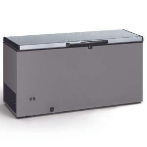 Chest Freezer Stainless Steel Finish and Stainless Steel Lid - 500 L TENSAI