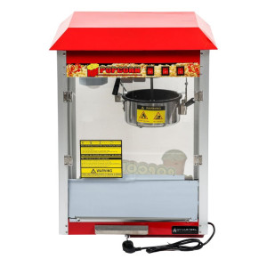 Professional Popcorn Machine 1400 W — Stainless Steel Kettle