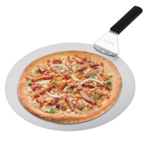 Pizza lasta tai pyöreä 30 cm halkaisijaltaan - ruostumaton teräs