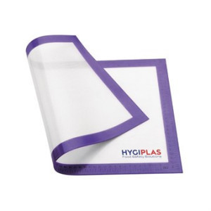 Tapis de Cuisson Antiadhésif Hygiplas 520x315mm - Silicone de Qualité | Allergènes & Facile à Nettoyer