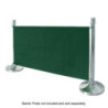 Green Bolero Canvas Barrier - Quality Polyester