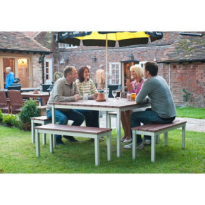Banc Utomhus Imitation Valnöt 1050 mm Gopak CK814
