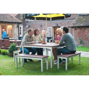 Banc Utomhus Imitation Valnöt 1050 mm Gopak CK814