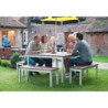 Banc Utomhus Imitation Valnöt 1050 mm Gopak CK814