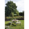 Rundt träpicknickbord 2000mm Rowlinson: Robust & Elegant