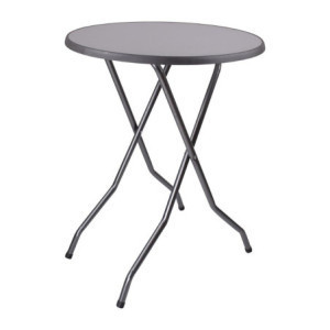 Korkea pyöreä taittopöytä 85 cm, tyylikäs ja kestävä