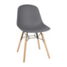 Dark Gray Arlo Chair - Set of 2 Bolero: Comfort, robustness, and elegance