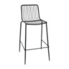 Black Bolero high stools - Industrial design in steel wire