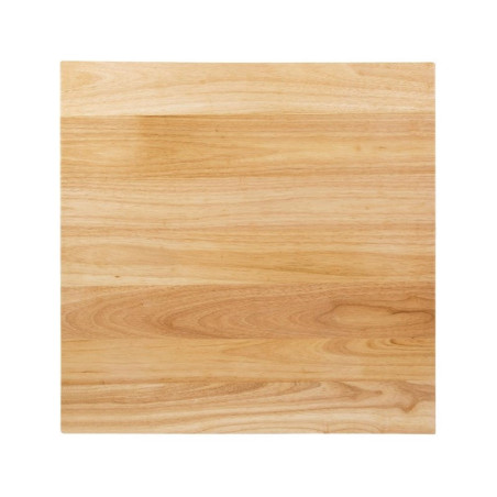 Square Natural Wood Table Top Bolero 700mm DY737