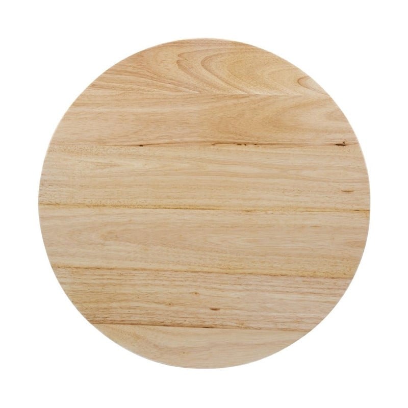 Rundt bord i naturträ med en diameter på 600 mm från Bolero DY738 - Essentiel Professionell köksutrustning