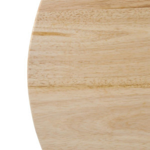 Rundt bord i naturträ med en diameter på 600 mm från Bolero DY738 - Essentiel Professionell köksutrustning
