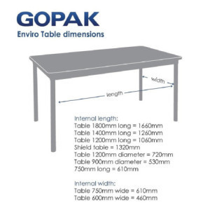 Runt bord i bokträseffekt 900 mm - Perfekt för restauranger