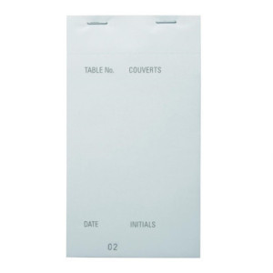 Large Olympia Self-Copying Order Pads - Pack of 50: Efficient service in the kitchen