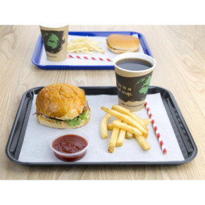 Self-service Anthracite Tray 265 x 345 mm - Olympia: practical, resistant, aesthetic