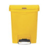 Gul Soptunna 30L Rubbermaid - Ultra Hållbar Främre Pedal