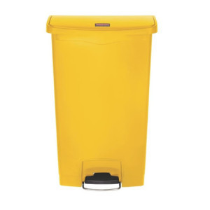 Stor gul pedalhink 68 L Rubbermaid: Impeccabel hygien och professionell praktiskhet