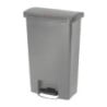 Harmaa etupoljinroskakori 50L - Hygieeninen & Käytännöllinen | Rubbermaid