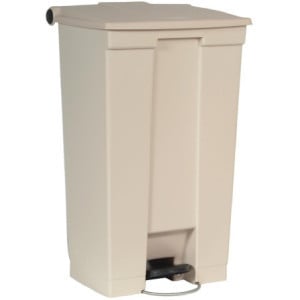 Beige Pedalbehållare 87L Rubbermaid Step-On: Hållbarhet och Hygien