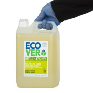 Diskmedel Koncentrerad Citron Aloe Vera 5L Ecover: Rengör och tar hand om ditt porslin