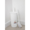 WC-harja ja valkoinen Jantex-teline: Tehokas hygienia, tyylikäs muotoilu
