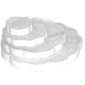 Pyöreät paperiset lautasliinat 240 mm, 250 kpl Olympia - Eleganssia ja käytännöllisyyttä