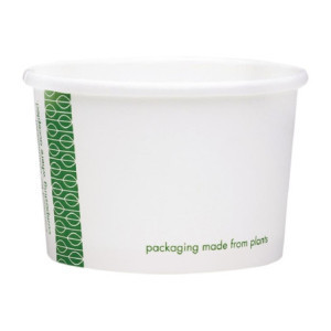 Pots pour Aliments Chauds Compostables 110 m - Lot de 1000 Vegware - Pratiques et Respectueux de l'Environnement