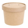 Soup Pots 340 ml 98 mm - Pack of 500 in Kraft Cardboard