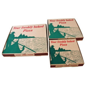 Boîtes à Pizza Compostables 358mm Lot de 50 - Respect de l'environnement