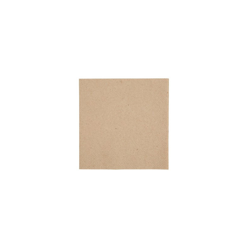Cocktail Napkins 2 Ply Kraft - Pack of 4000, Eco-Friendly Quality