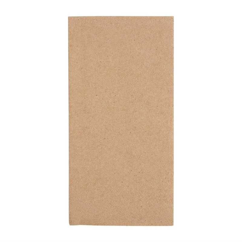 2-ply 1/8 fold Kraft paper table napkins - Pack of 200: Fiesta quality, environmentally friendly