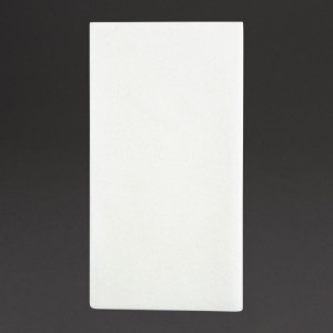 Serviettes de Table Airlaid Pliage en 8 Premium Blanches 40x40cm - Lot de 500