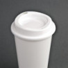 Återanvändbara kaffemuggar i polypropylen - 25-pack Olympia