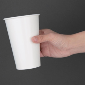 Engångsmuggar för kalla drycker av återvinningsbart papper 454 ml - Förpackning med 1000
