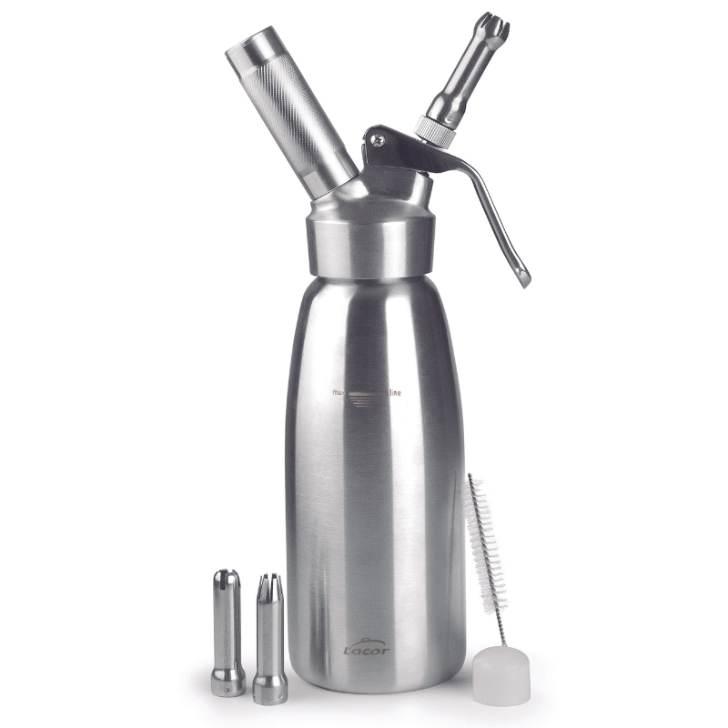 Professionell gräddsifon Lacor - Ø 90 mm - 0,5 L | Förberedelse av vispgrädde och krämer Professionell gräddsifon Lacor - Ø 90 mm - 0,5 L | Förberedelse av vispgrädde och krämer