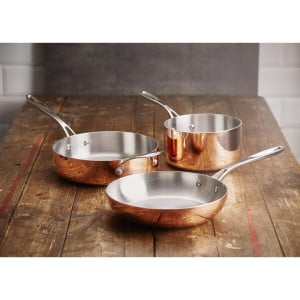 Poêle Triple Paroi Cuivre Induction - Ø 200 mm - Vogue