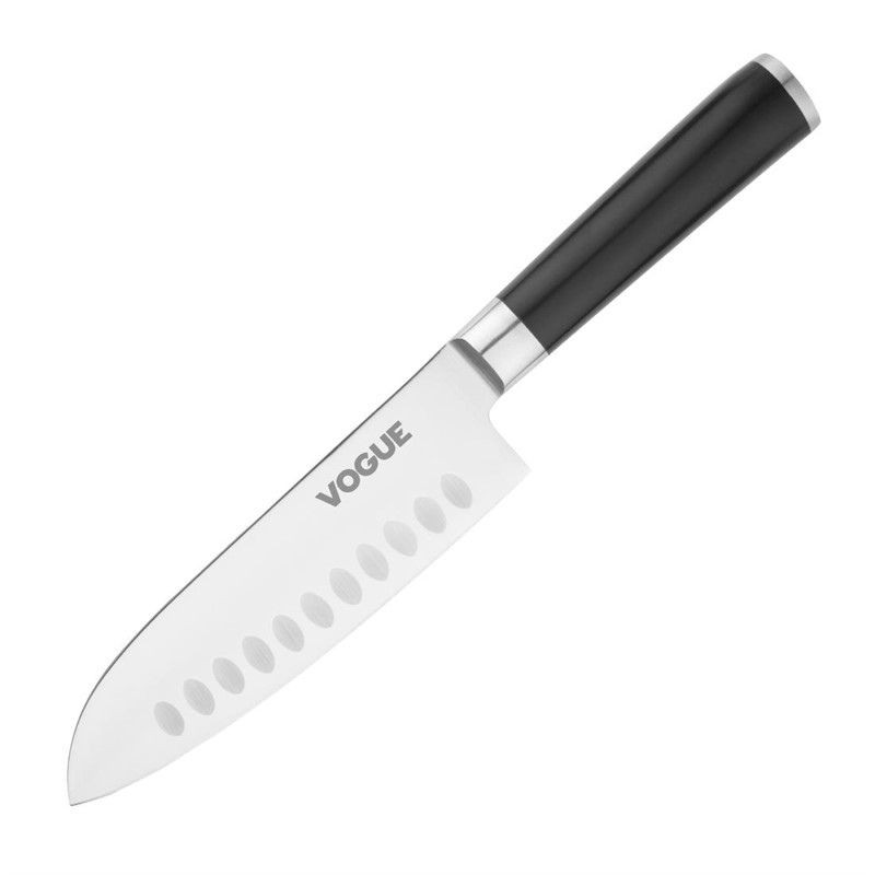 Kniv Santoku i rostfritt stål 180 mm Vogue FS686 - Professionell kvalitet