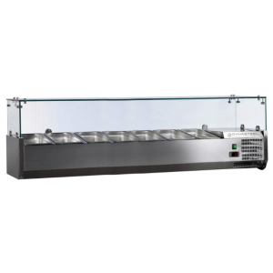 Refrigerated Display Saladette - 7 x GN 1/3 - Dynasteel