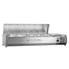 Refrigerated Countertop Saladette Stainless Steel - GN 1/4 6x | Dynasteel