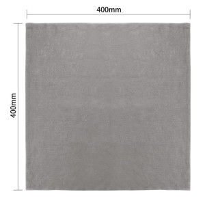 Linneservetter i grått 400 x 400 mm - 12-pack - Olympia