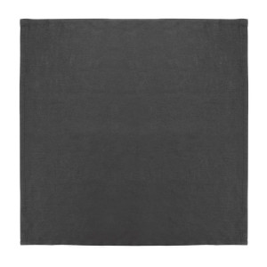 Pellavaiset mustat pöytäliinat 400x400mm - 12 kpl: Eleganssia ja laatua Olympia