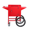 Dynasteel Popcorn Machine Cart - Red: Robust, Practical & Stylish