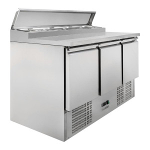 Saladette Compact - 3 Dörrar med Taklucka - Dynasteel