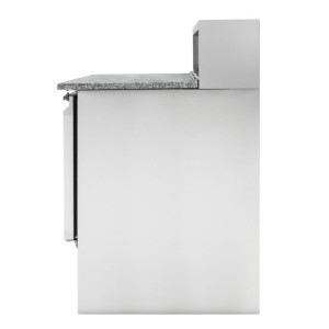 Kylskåp för pizza med 2 dörrar - 5 GN 1/6-behållare Dynasteel | Fourniresto