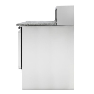 Meuble à Pizza Réfrigéré 2 Portes - 5 Bacs GN 1/6 Dynasteel | Fourniresto